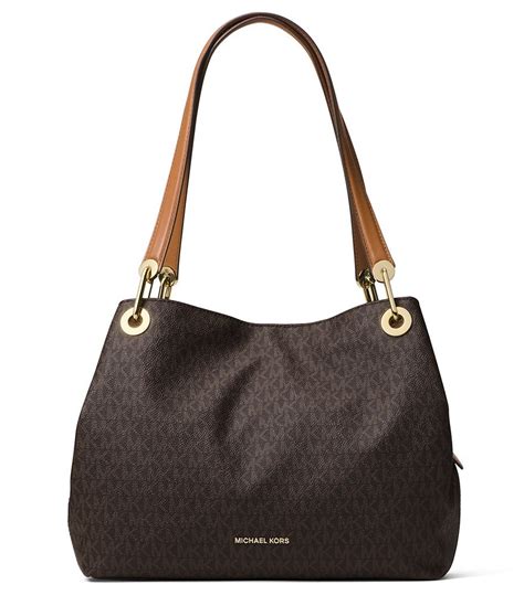 michael kors raven brown|michael kors raven large tote.